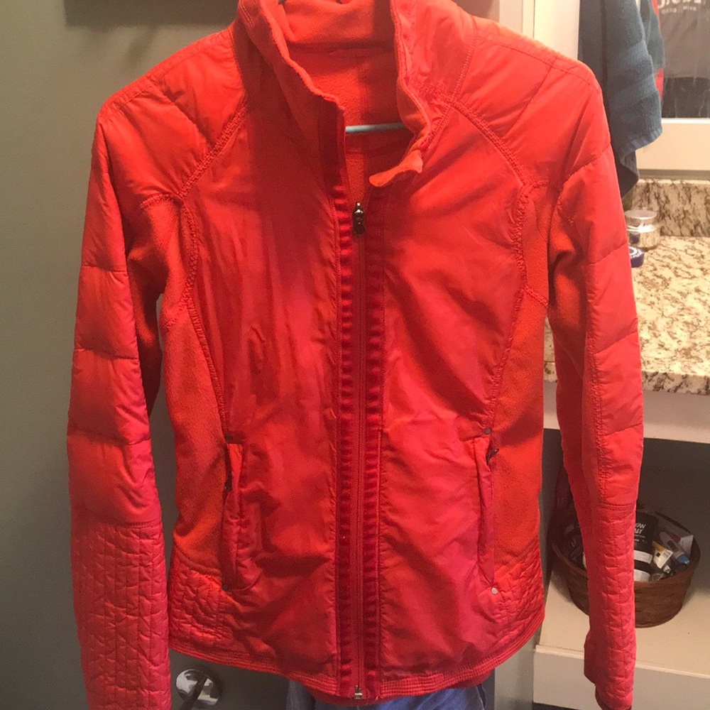 Red Bundle Up Lululemon coat / jacket